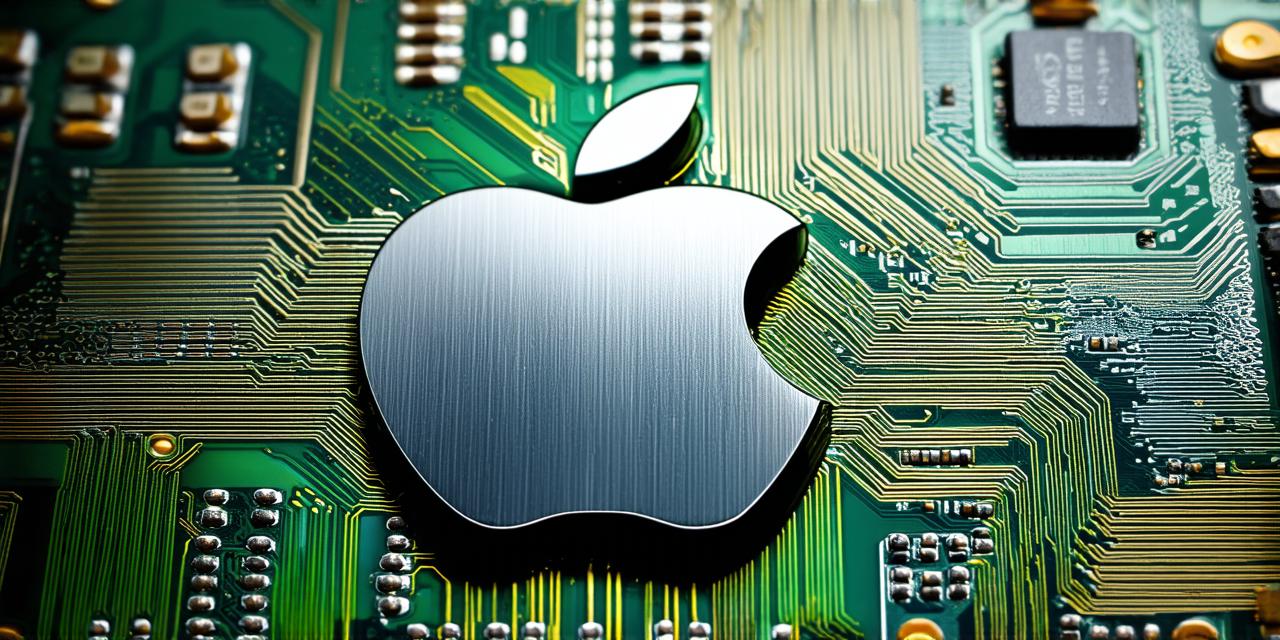 Does Apple rely on third-party manufacturers for its chips?