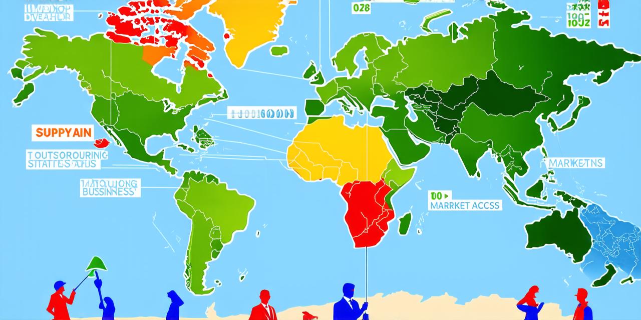 What is outsourcing in geography